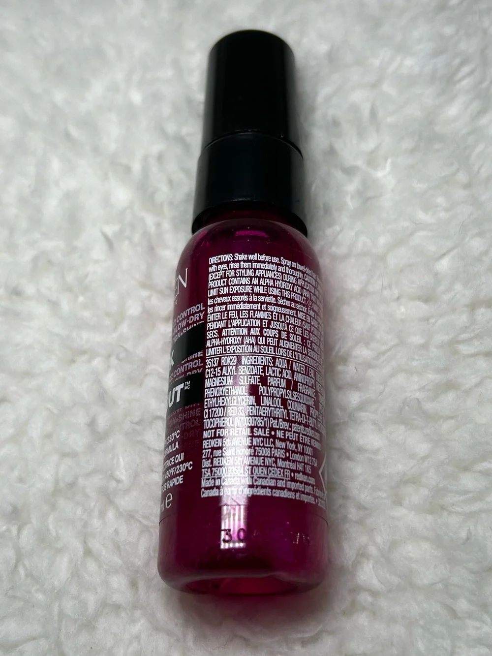 Redken Quick Blowout Heat Protectant Spray 1 oz New